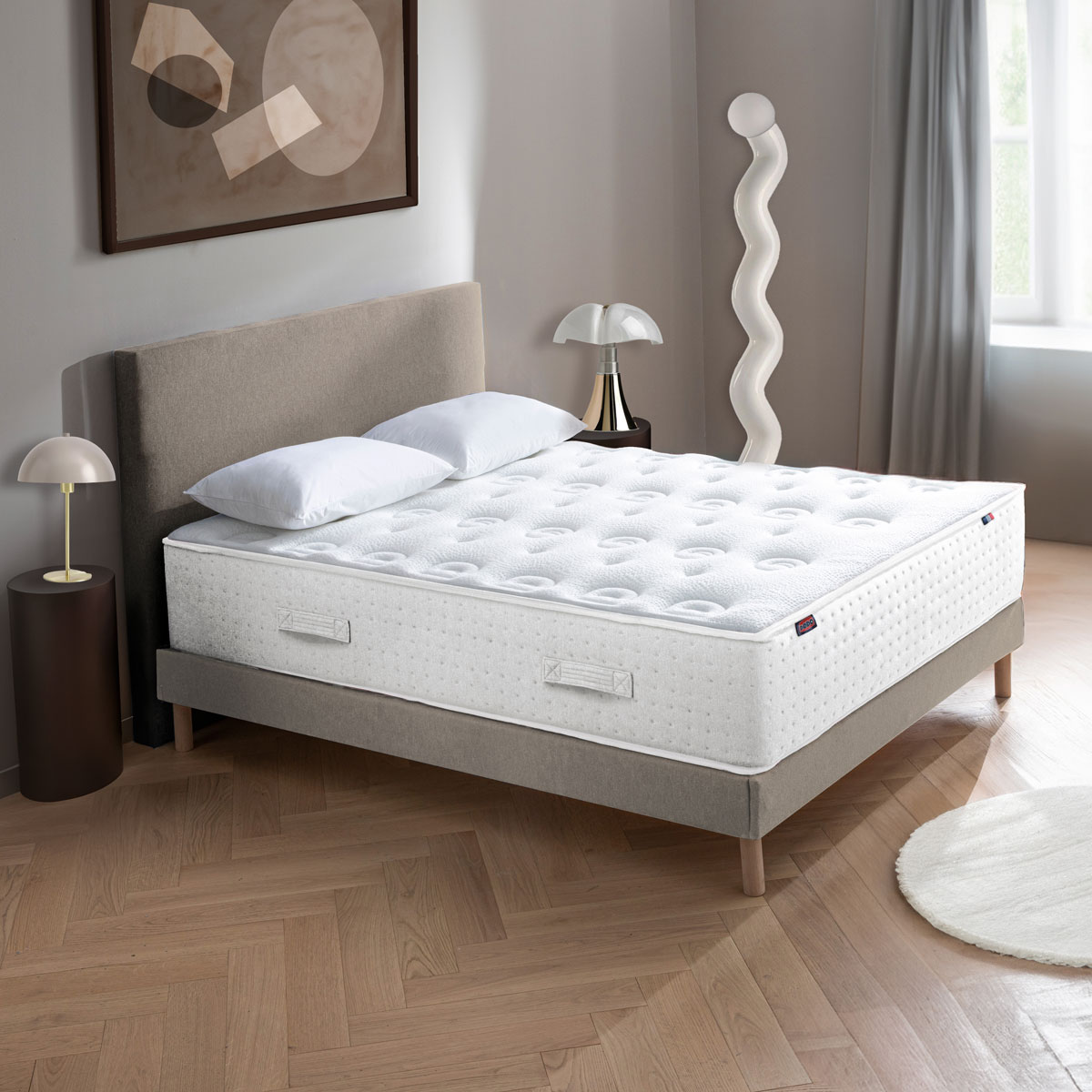 Matelas LE VERITABLE ferme - Blanc