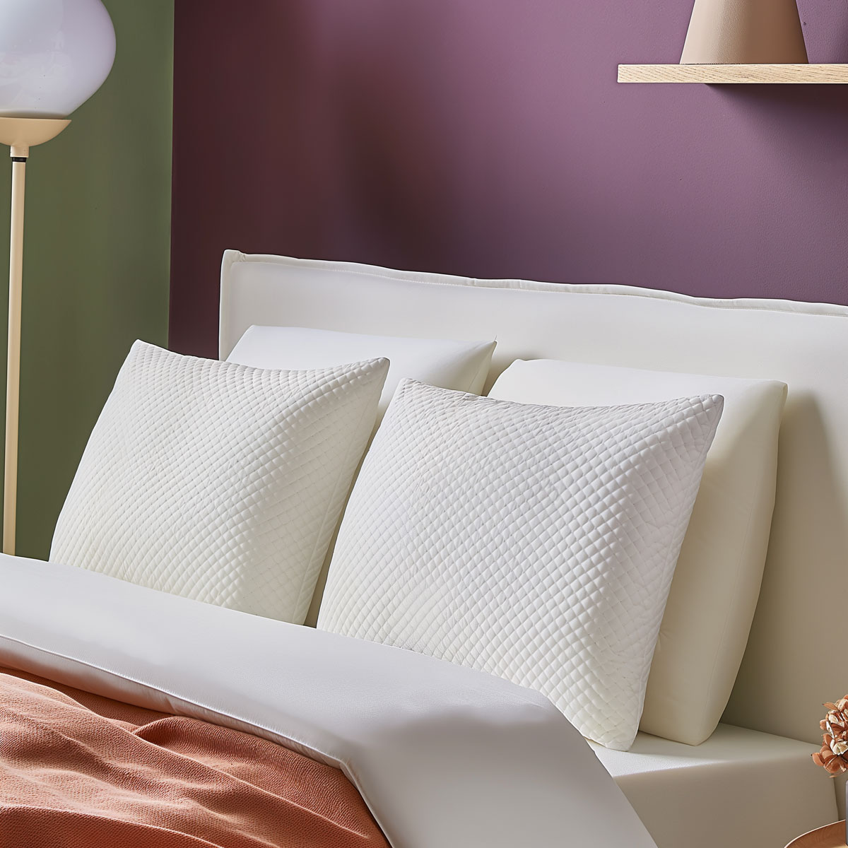 Oreiller 4 saisons à mémoire de forme - FERME