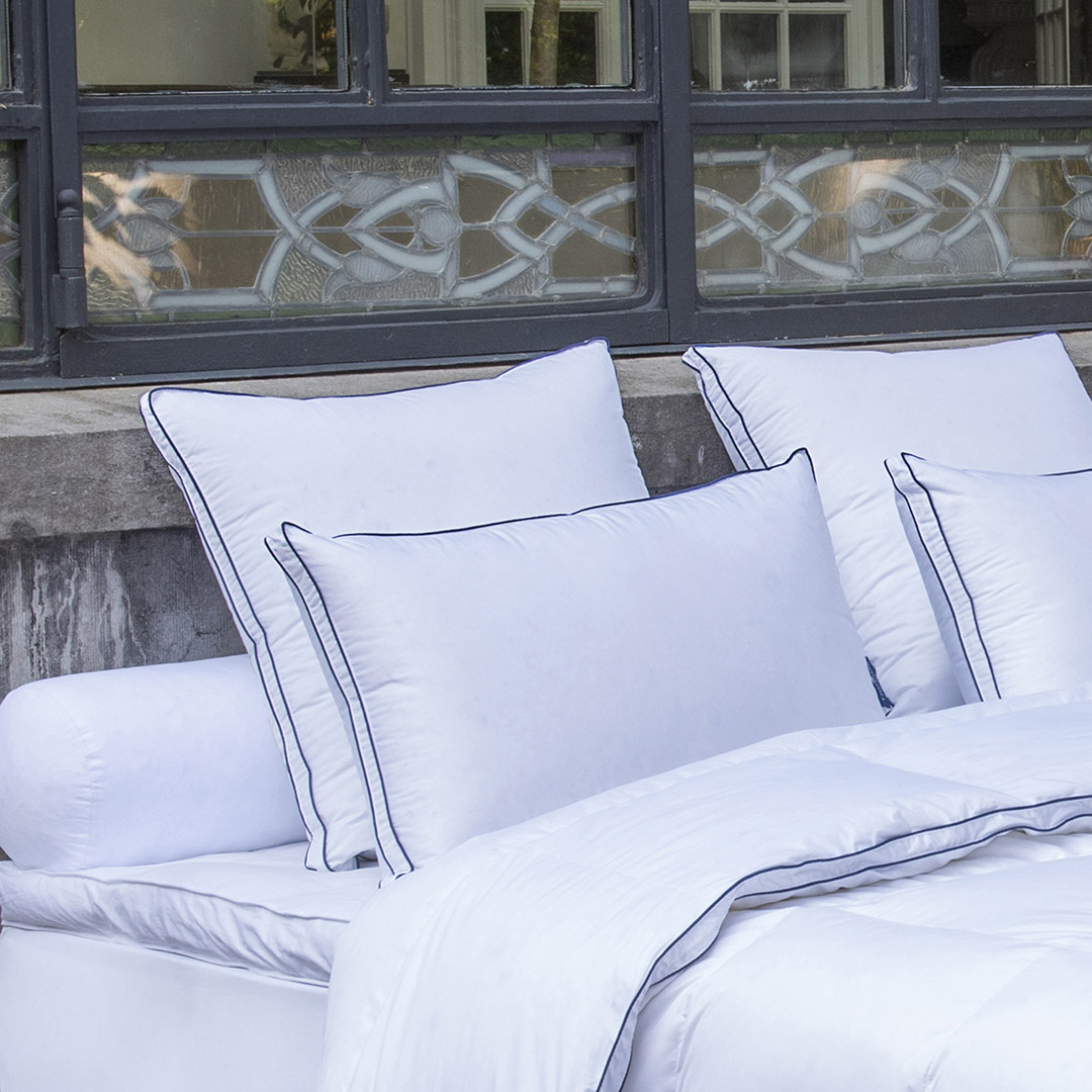 Oreiller TRIANON - 50% duvet de canard blanc - Medium