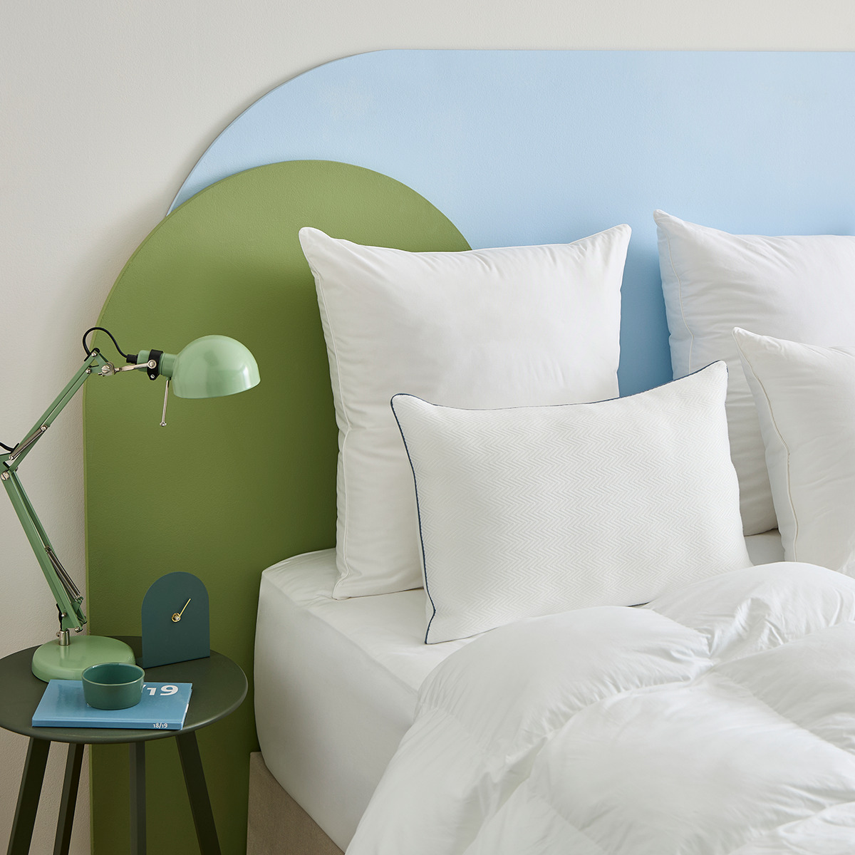 Oreiller motif chevrons - Ferme 