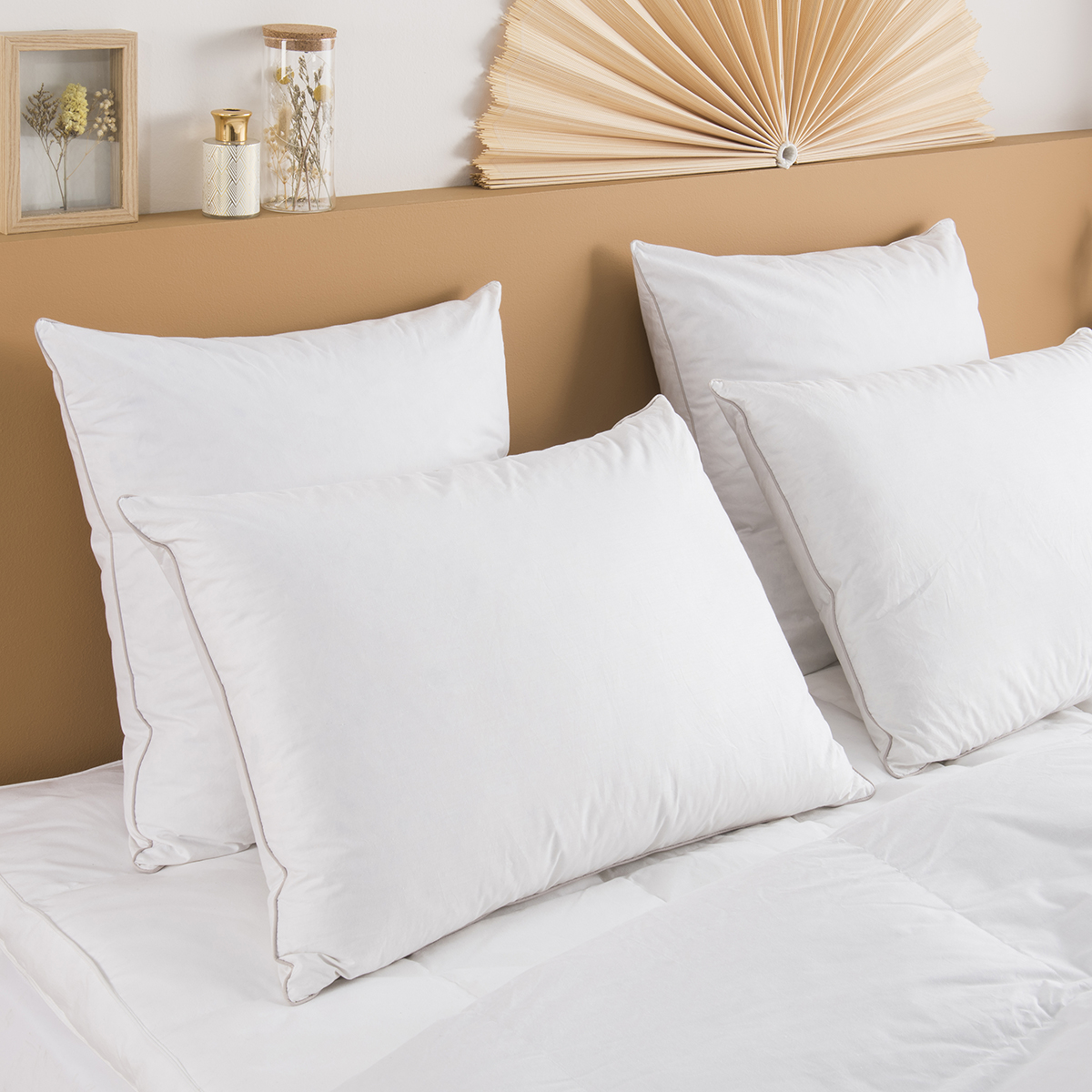 Oreiller Premium Naturel Anti-Acariens Ferme - 30% duvet