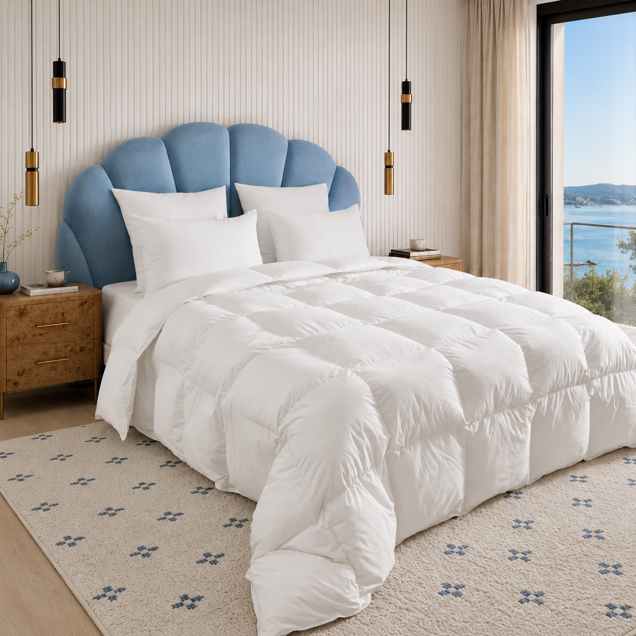 Couette Naturelle 60% duvet de canard - Chaude