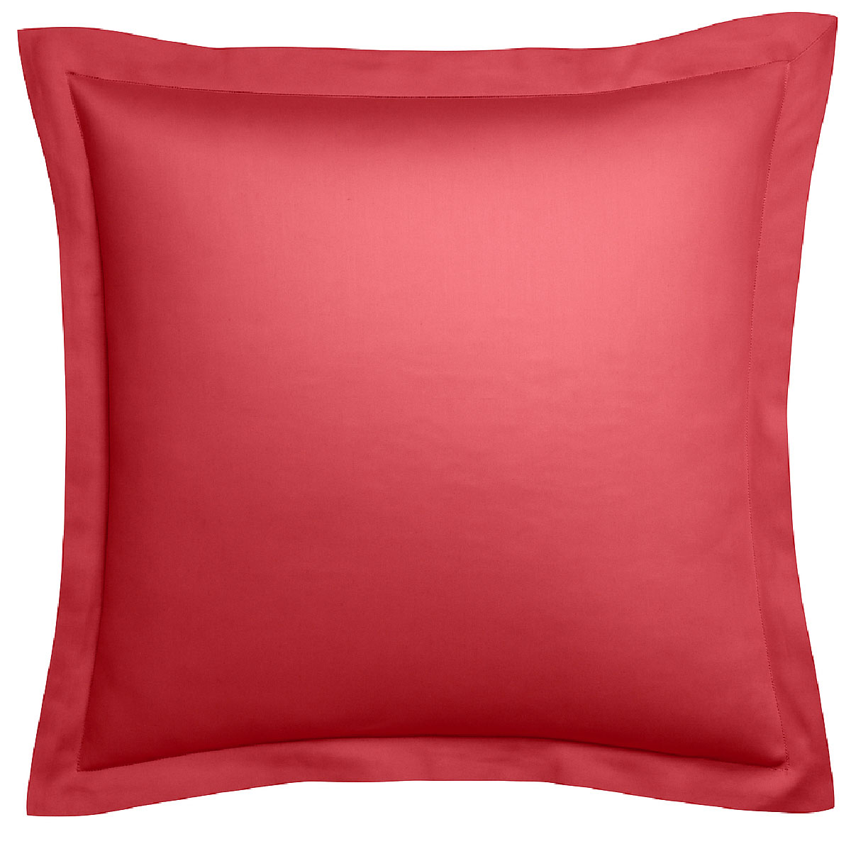 Taie d'oreiller Harmonie Satin de coton coloris Pastèque