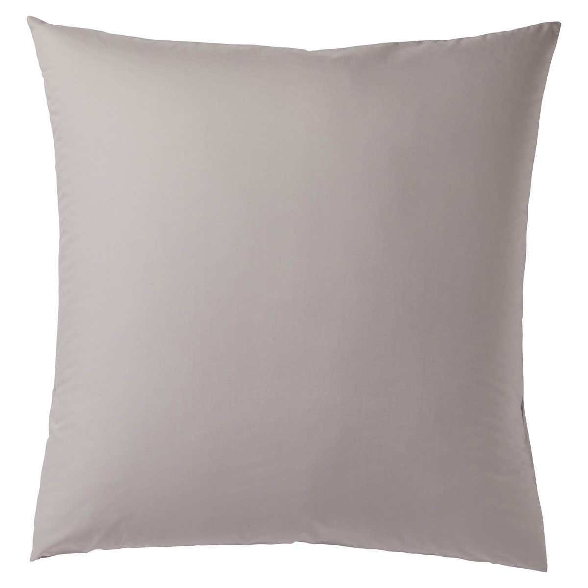 Lot de 2 taies d'oreiller Percale de coton thermorégulée Gris clair