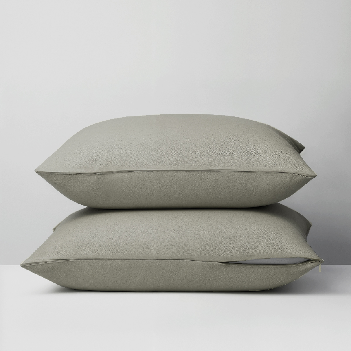 Lot de 2 Taies d’oreiller 2 en 1 - Alèse absorbante intégrée - Coloris Sable