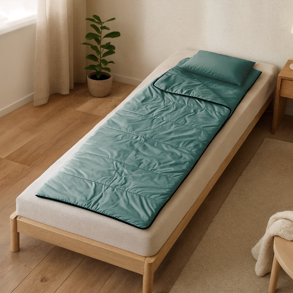 Sac de couchage coloris Eucalyptus