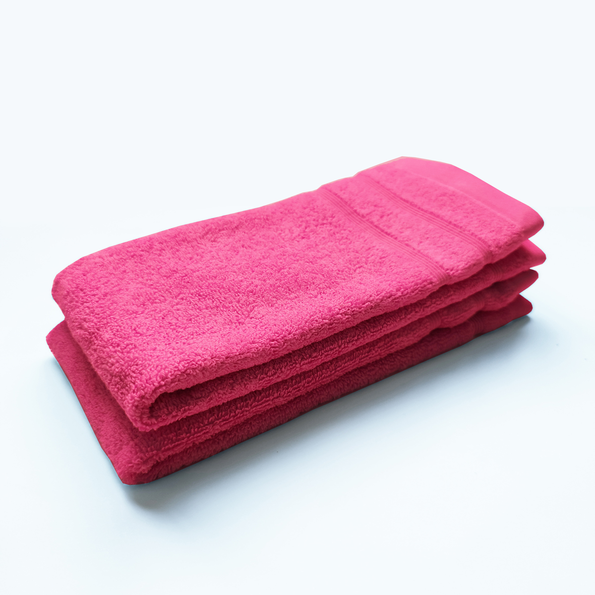 Lot de 2 Serviettes invité DODO MINERAL - Coloris FUSHIA
