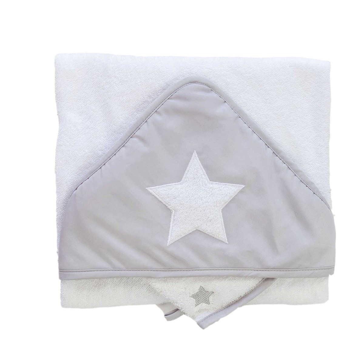 Coffret sortie de bain + gant Etoile perle 