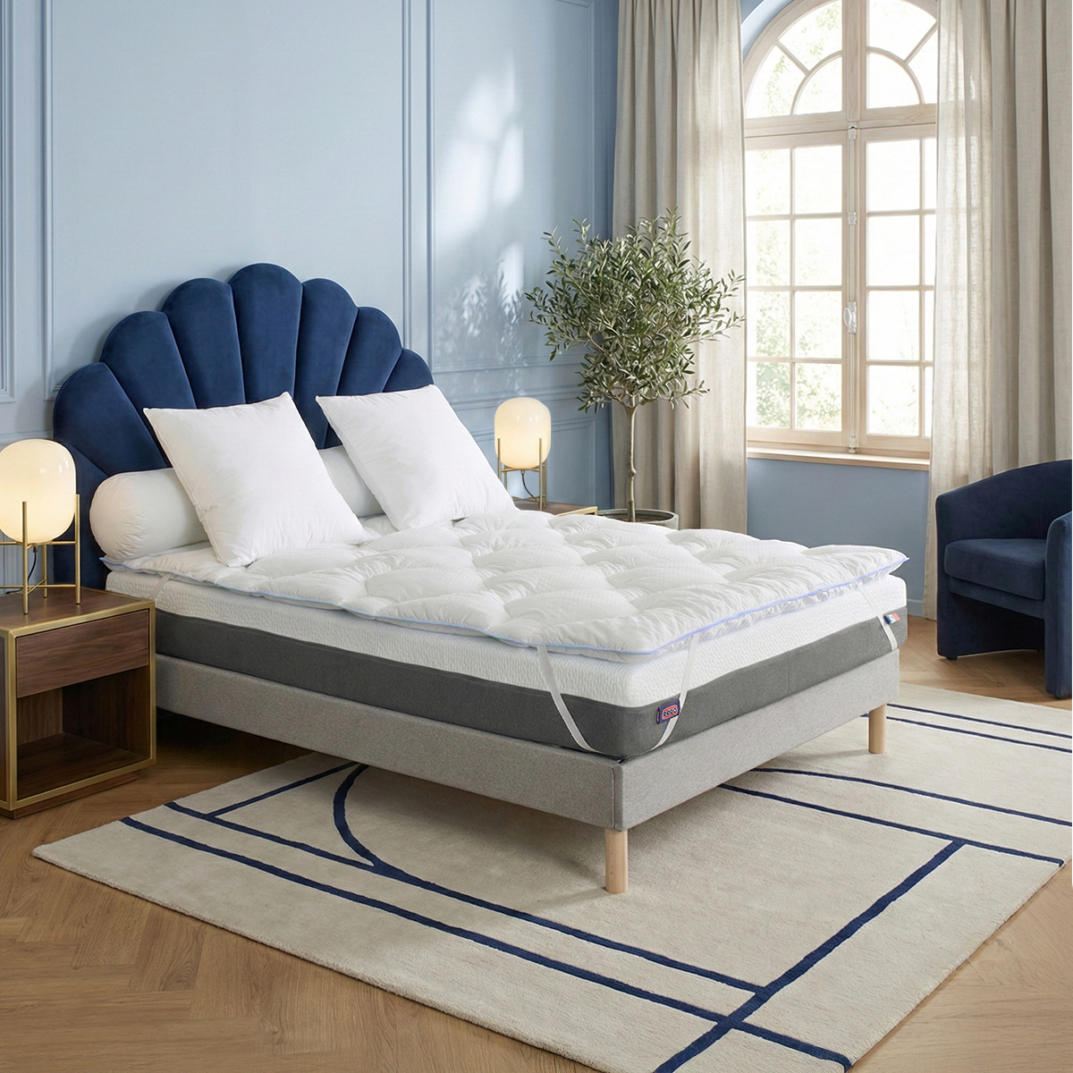 Surmatelas Effet Fraîcheur réversible