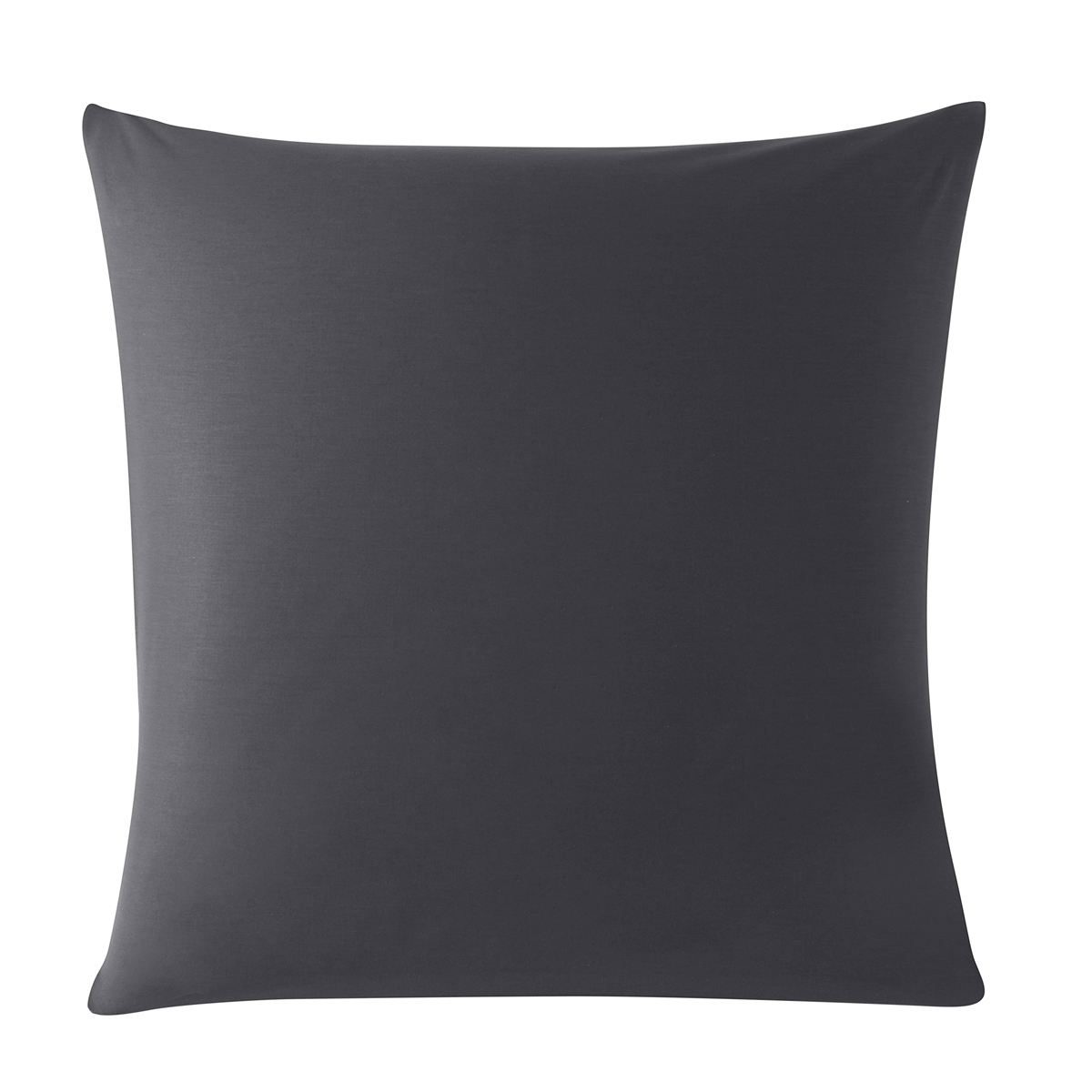 Taie d'oreiller Studio Coton Carbone